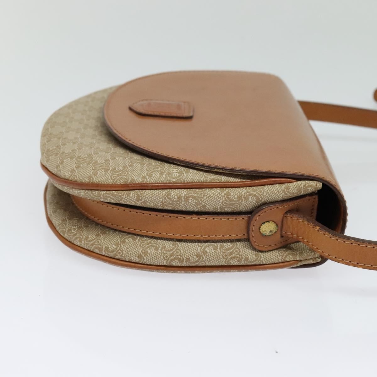 Celine Macadam Shoulder Bag PVC Leather, BEIGE, CANVAS, Shoulder bag