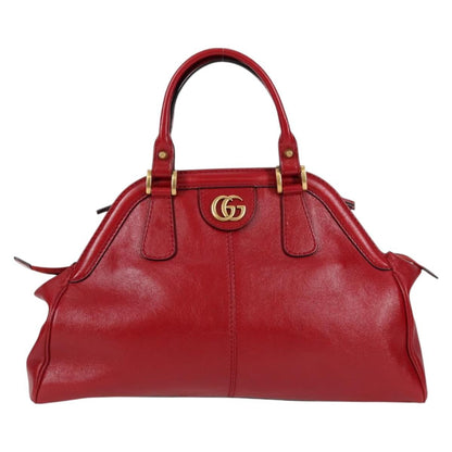 Gucci Rebelle leather red leather, RED, LEATHER, Handbag