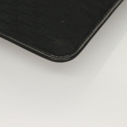 Christian Dior Vintage Trotter Pouch Diorissimo Canvas, BLACK, CANVAS, Clutche & pouche