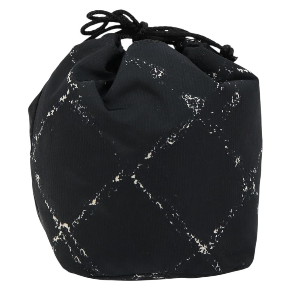 Chanel Travel line pouch Nylon, BLACK, NYLON, Clutche & pouche