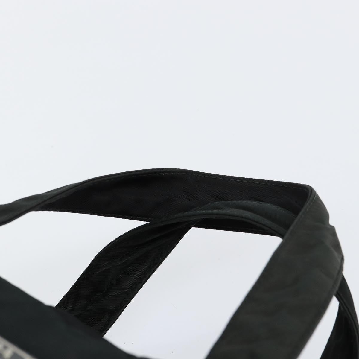 Prada Vintage Zip Handbag Tessuto, BLACK, NYLON, Handbag