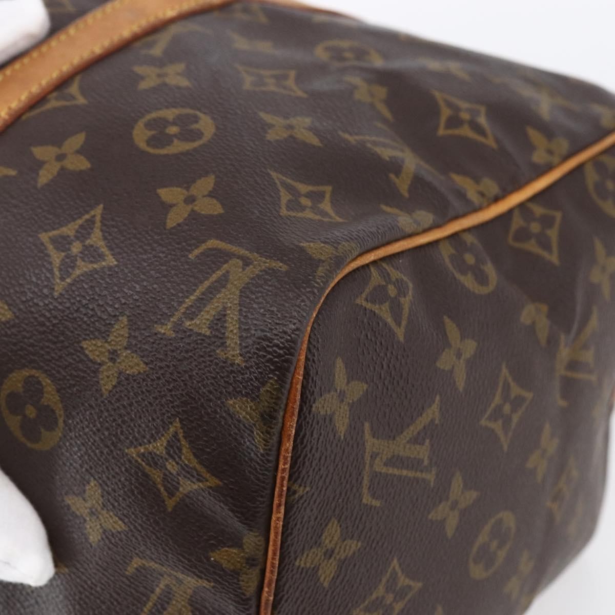 Louis Vuitton Sac Souple Handbag Monogram Canvas, BROWN, CANVAS, Travel bag