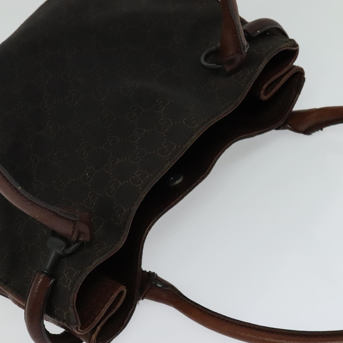 Gucci Horsebit Handle Tote GG Canvas, BROWN, CANVAS, Tote bag