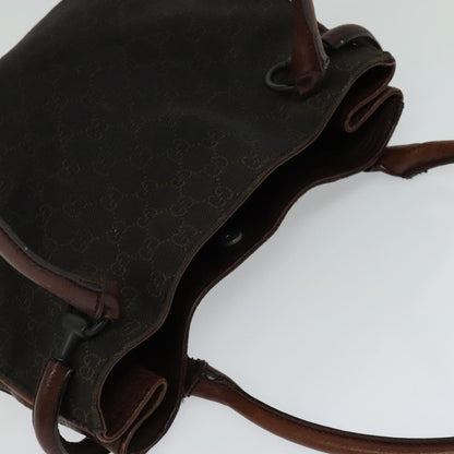 Gucci Horsebit Handle Tote GG Canvas, BROWN, CANVAS, Tote bag