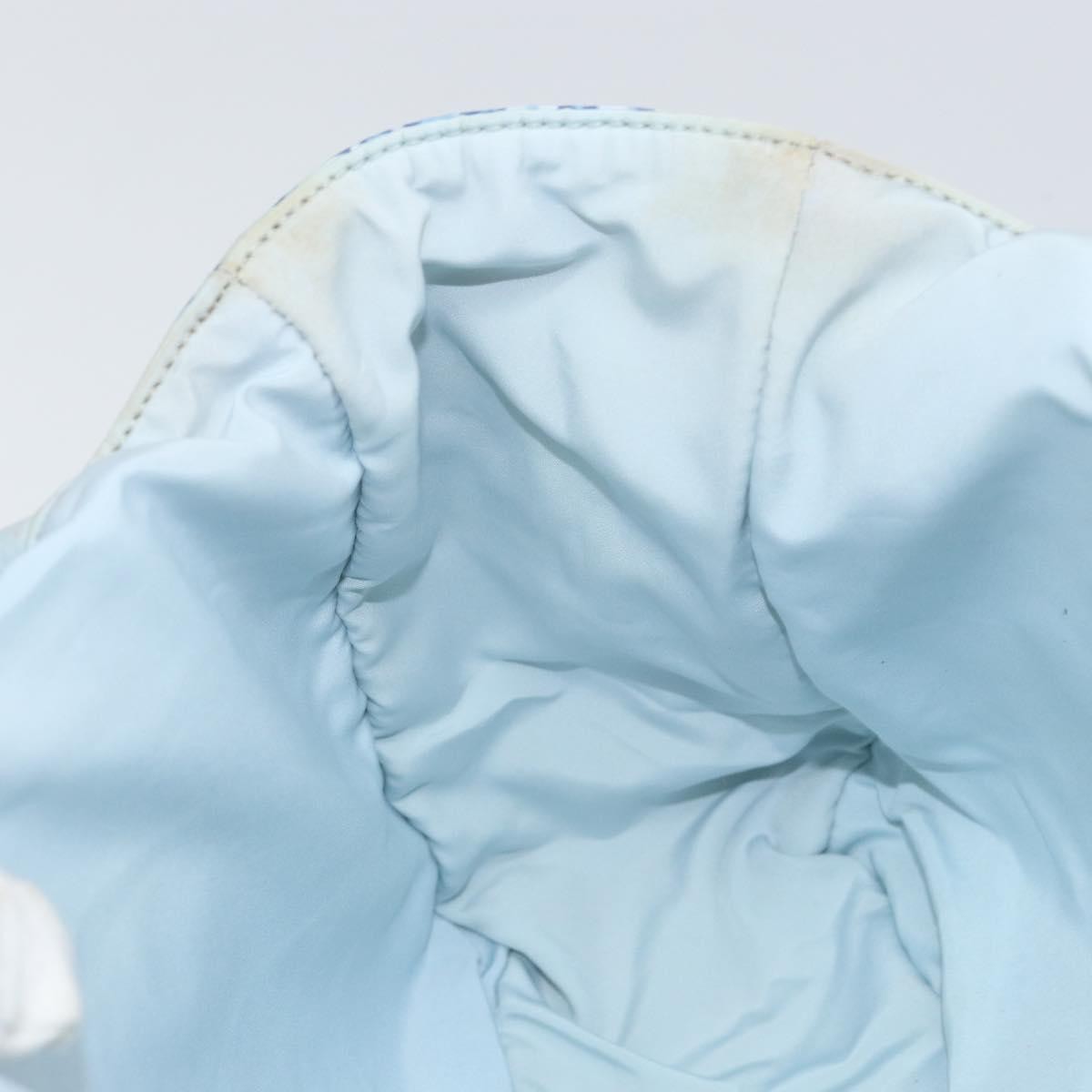 Bottega Veneta Vintage Tote Bag Nylon, BLUE, NYLON, Tote bag