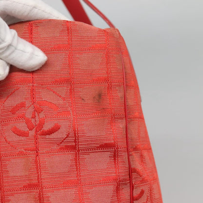 Chanel Travel Line Tote Nylon, RED, NYLON, Tote bag