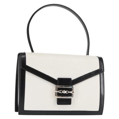 Celine Handbag Leather, WHITE, LEATHER, Handbag