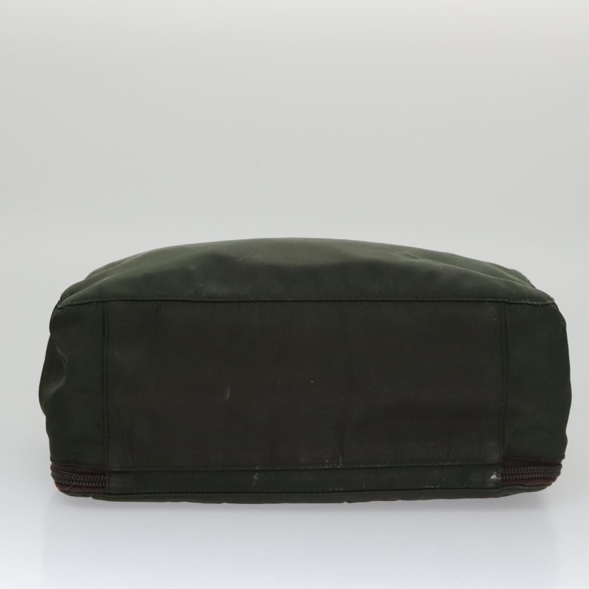 Prada Vintage Zip Handbag Tessuto, GREEN, NYLON, Handbag