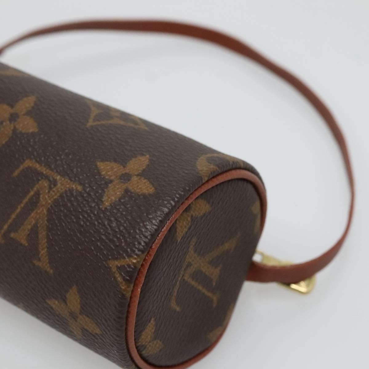 Louis Vuitton Papillon Pochette Monogram Canvas, BROWN, CANVAS, Handbag