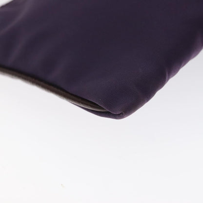 Prada Zip Pouch Tessuto, PURPLE, NYLON, Clutche & pouche