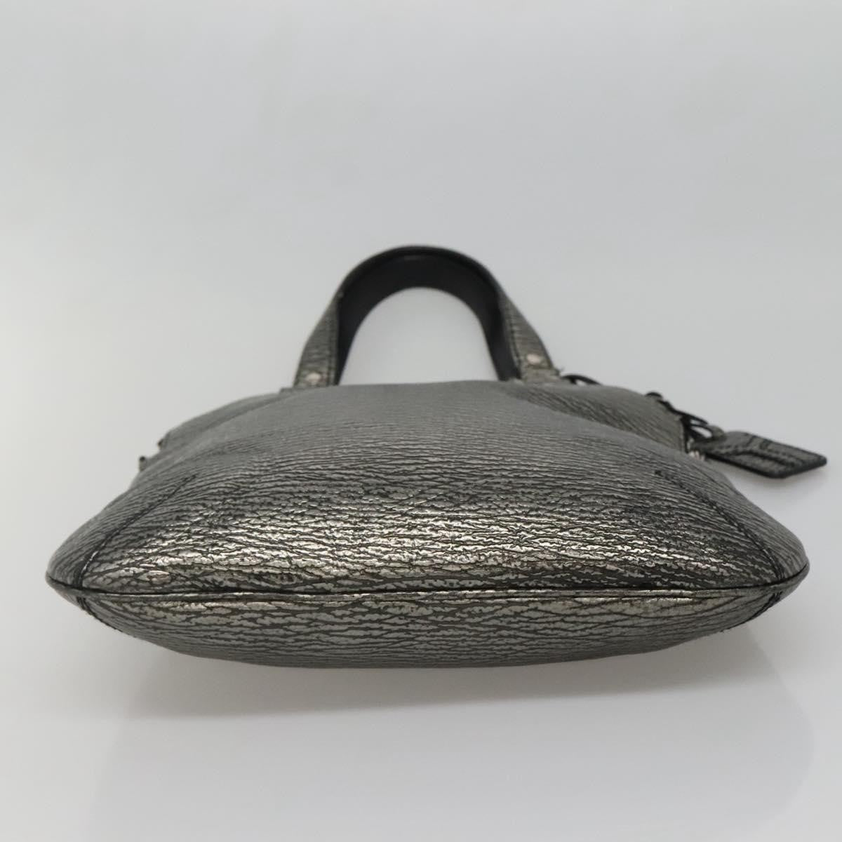 Saint Laurent Tribute Tote Leather, SILVER, LEATHER, Shoulder bag