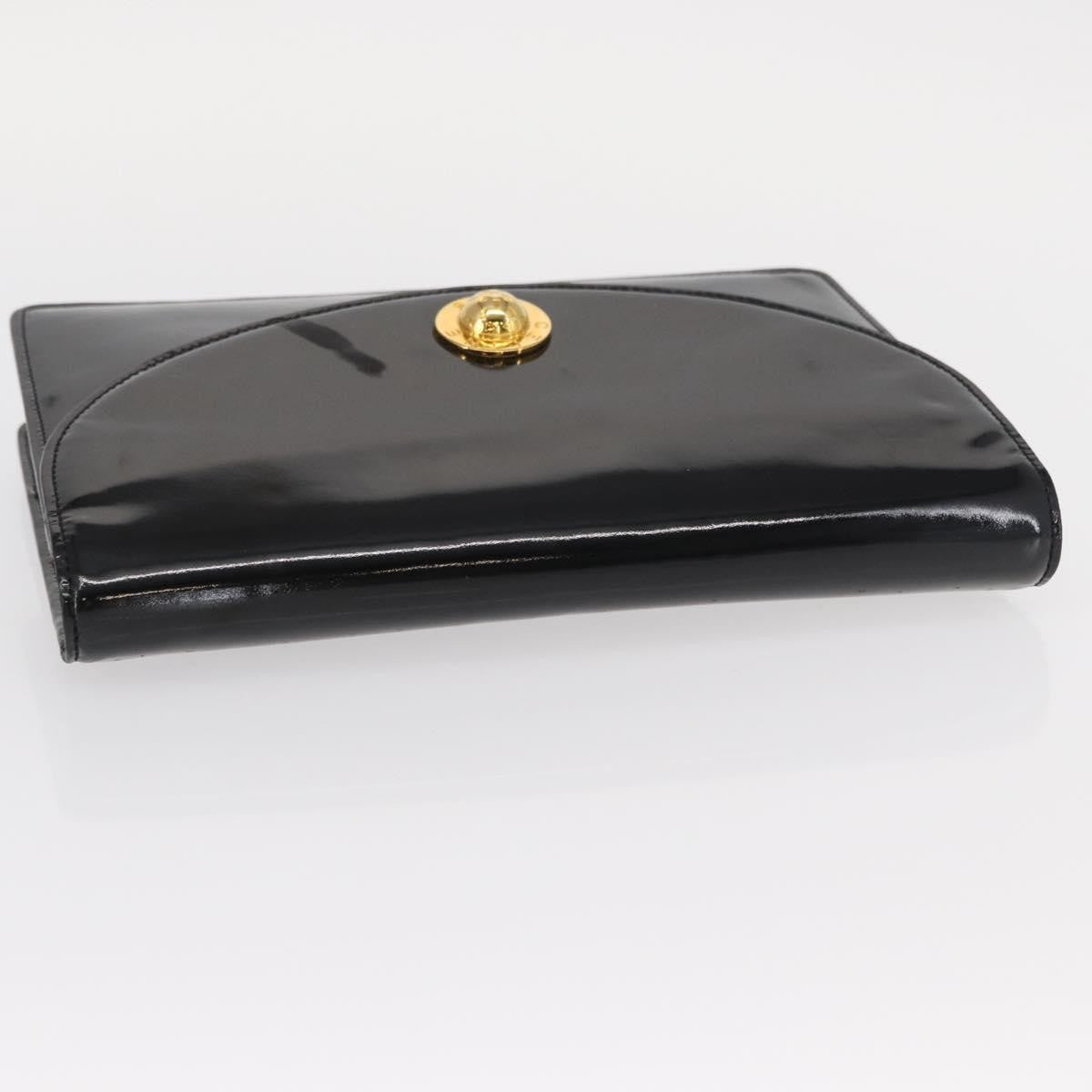 Celine Clutch Bag ENAMEL, BLACK, PATENT_LEATHER, Clutche & pouche