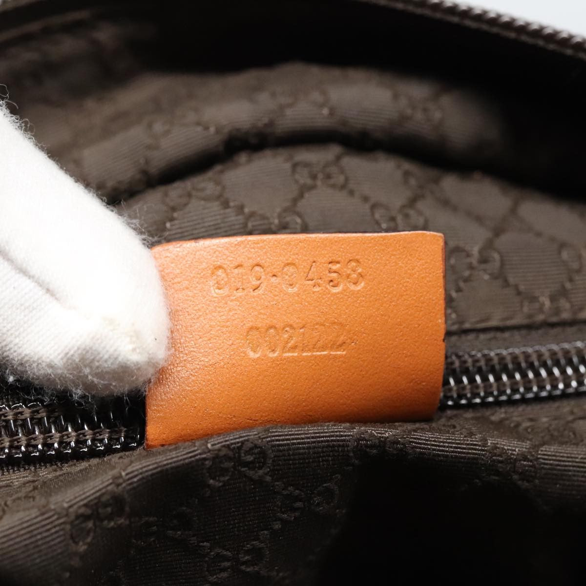 Gucci Vintage tote Canvas, KHAKI, CANVAS, Tote bag