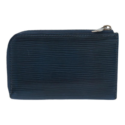 Louis Vuitton Porte-Monnaie NM Wallet Epi leather, BLUE, LEATHER, Wallets