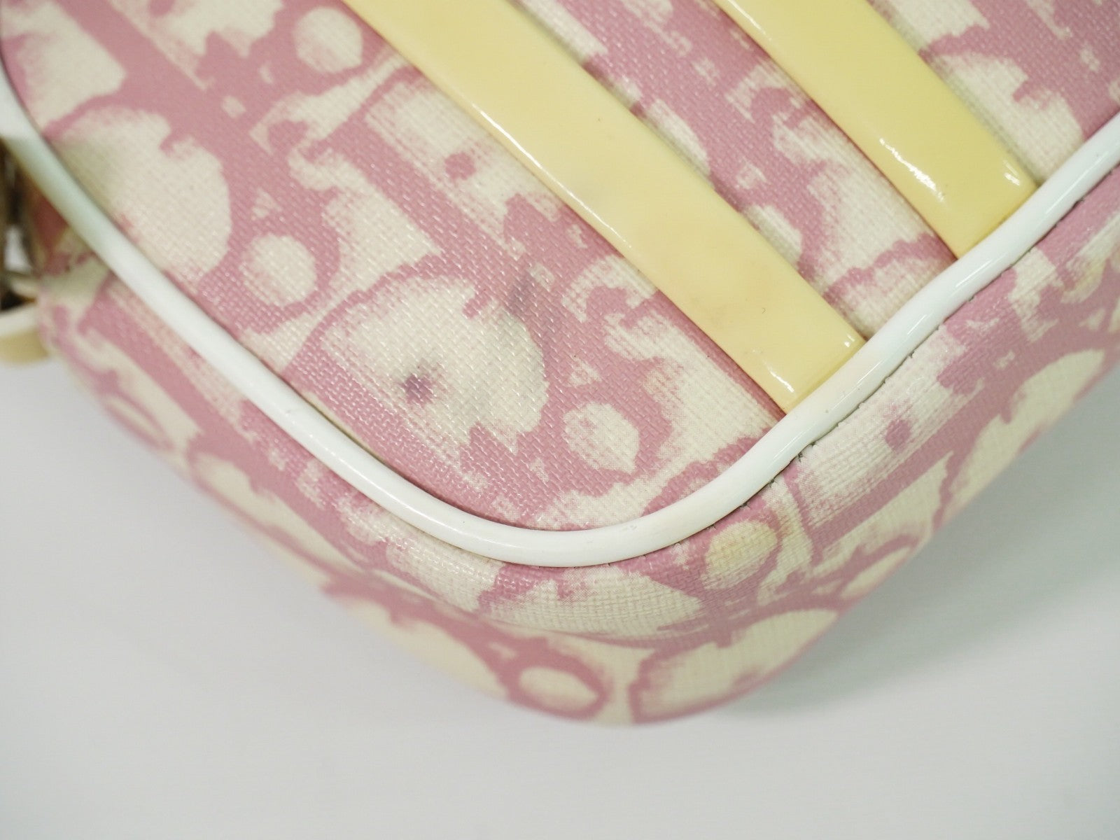 Christian Dior Vintage Trotter Baguette Shoulder Bag Diorissimo Canvas, PINK, CANVAS, Clutche & pouche