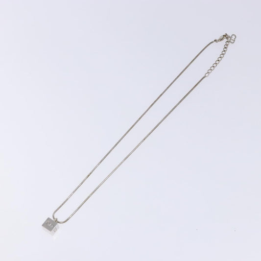 Christian Dior CD Logo necklace Metal, SILVER, METAL, Necklace
