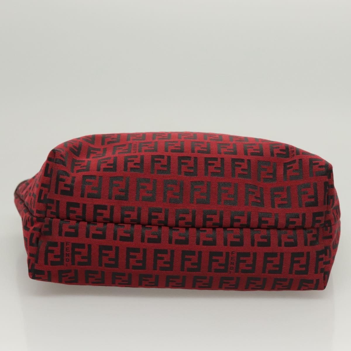 Fendi Zucca Tote bag FF motif, RED, CANVAS, Tote bag