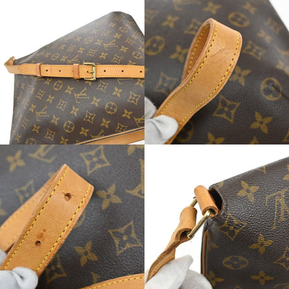 Louis Vuitton Musette Salsa Handbag Monogram Canvas, BROWN, LEATHER, Shoulder bag
