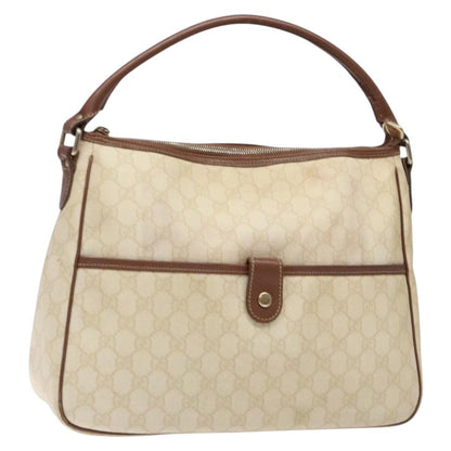 Gucci GG supreme handbag GG canvas, WHITE, PVC, Handbag