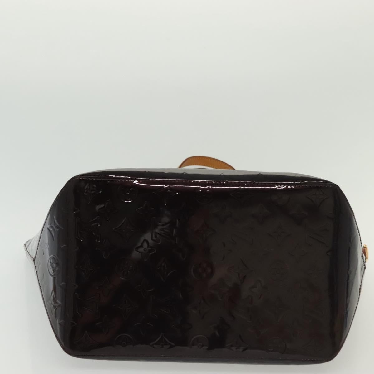 Louis Vuitton Bellevue Handbag Monogram Vernis, PURPLE, PATENT_LEATHER, Tote bag