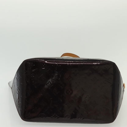 Louis Vuitton Bellevue Handbag Monogram Vernis, PURPLE, PATENT_LEATHER, Tote bag