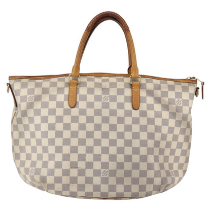 Louis Vuitton Riviera Handbag Damier, WHITE, CANVAS, Handbag