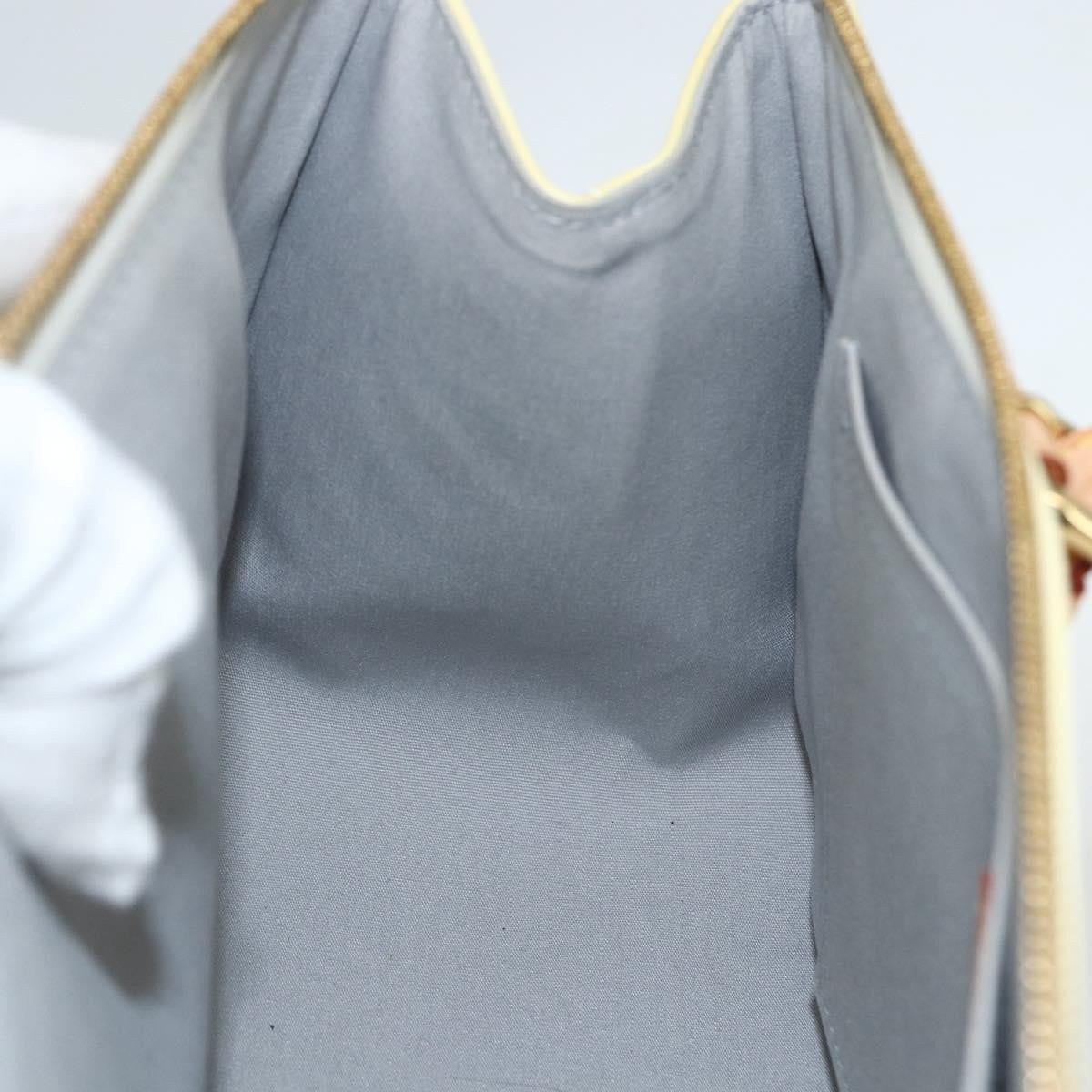 Louis Vuitton Rosewood Avenue Handbag Monogram Vernis, YELLOW, PATENT_LEATHER, Handbag