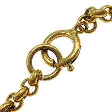 Chanel CC Heart Pendant Necklace Metal, GOLD, GOLD_PLATED, Necklace