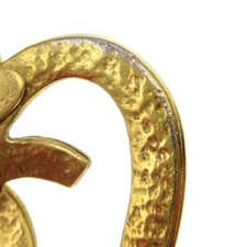 Chanel CC Heart Pendant Necklace Metal, GOLD, GOLD_PLATED, Necklace