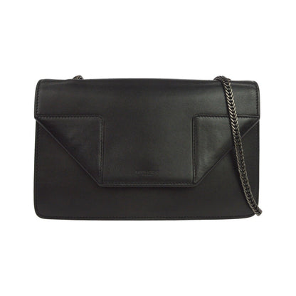Saint Laurent Betty Leather, Black, Leather, Shoulder Bag