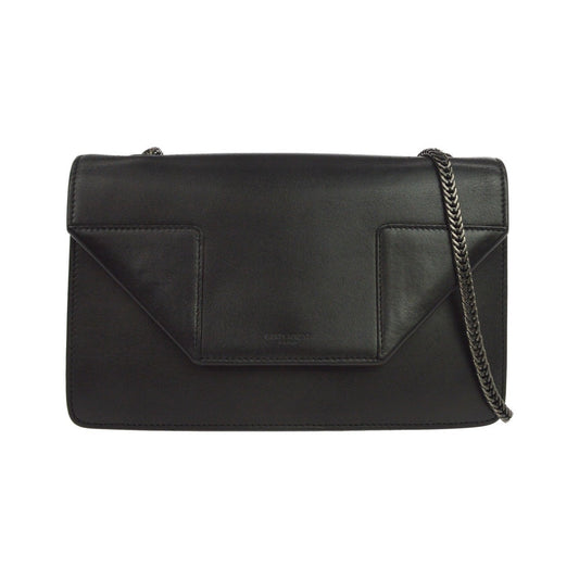 Saint Laurent Betty Leather, Black, Leather, Shoulder Bag