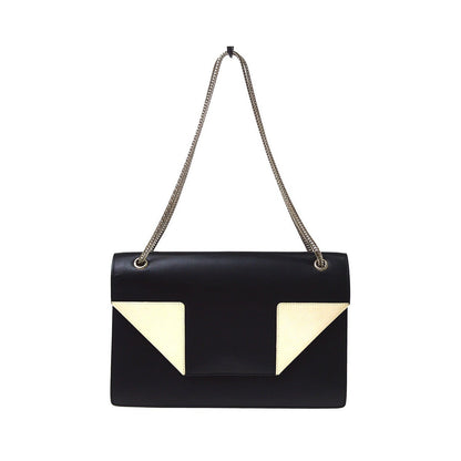 Saint Laurent Betty Leather, Black, Leather, Shoulder Bag