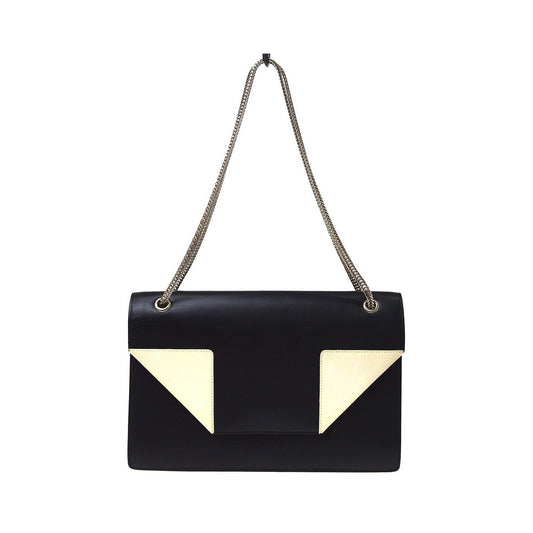 Saint Laurent Betty Leather, Black, Leather, Shoulder Bag