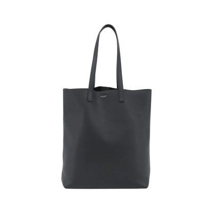 Saint Laurent Bold Tote Leather, Black, Leather, Tote Bag