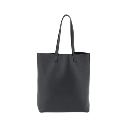 Saint Laurent Bold Tote Leather, Black, Leather, Tote Bag