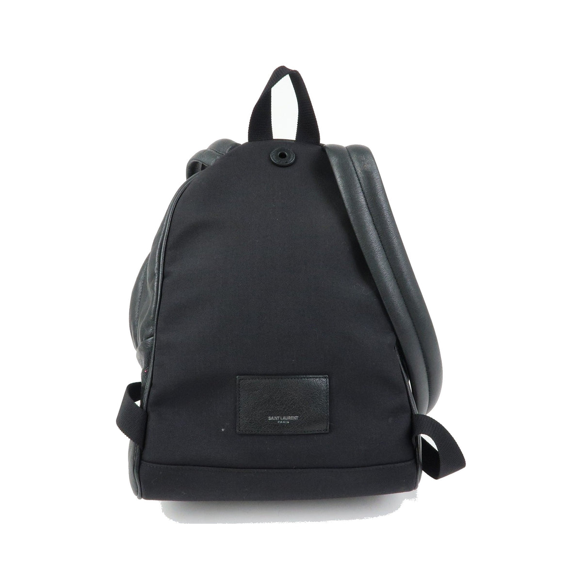 Saint Laurent City Patchwork Leather, Black, Leather, Backpack