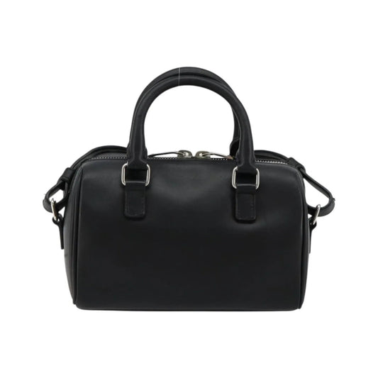 Saint Laurent Classic Baby Duffle Printed Leather, Black, Leather, Handbag
