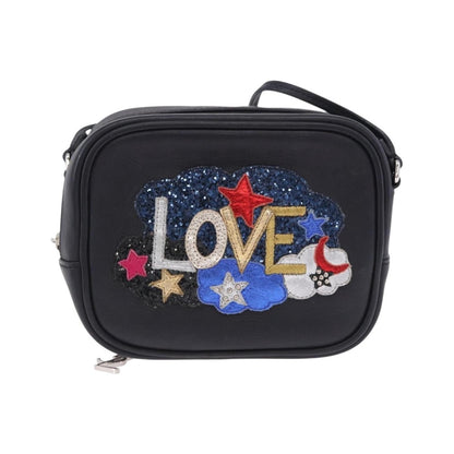 Saint Laurent Classic Monogram Blogger Patch Embellished Leather, Black, Leather, Crossbody Bag