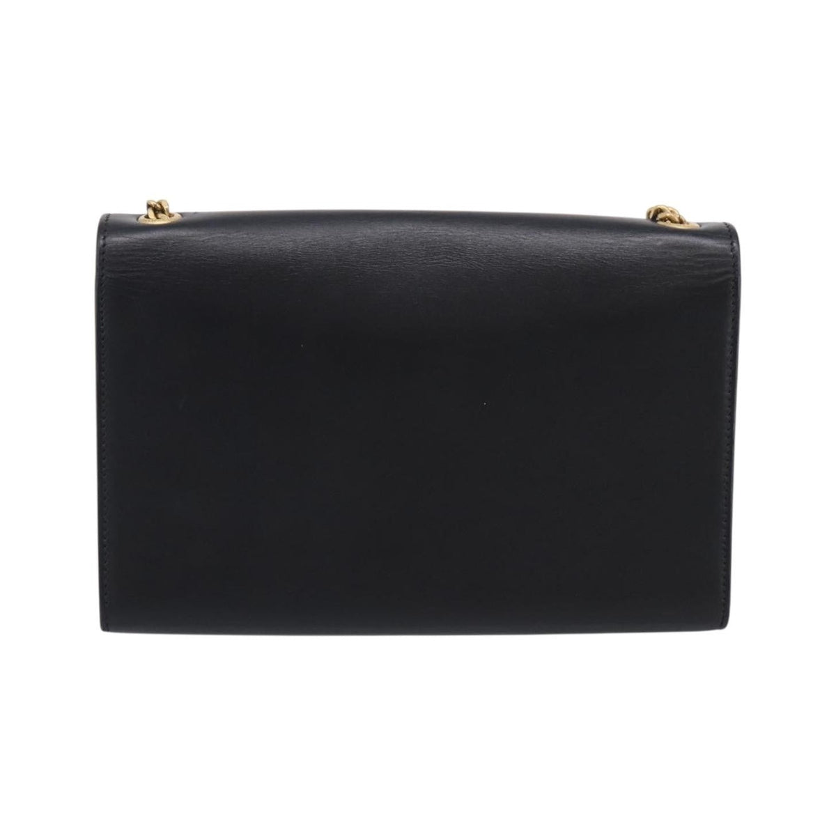 Saint Laurent Classic Monogram Tassel Leather, Black, Leather, Crossbody Bag