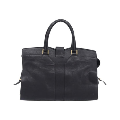 Saint Laurent Classic Y Cabas Leather, Black, Leather, Tote Bag