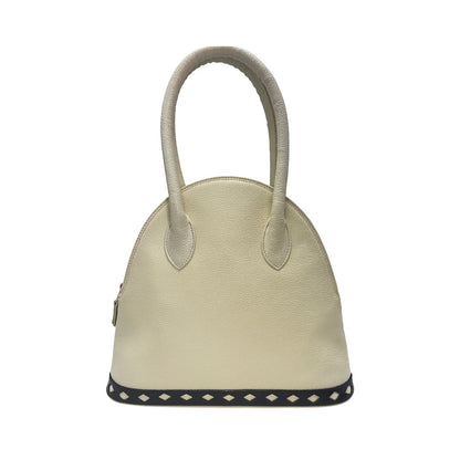 Saint Laurent Handbag Dome Diamond leather, White, Leather, Handbag