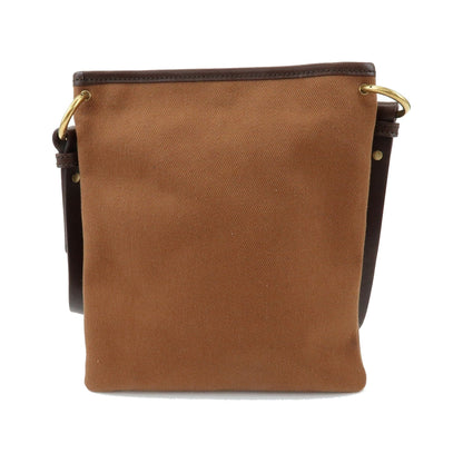 Saint Laurent Kahara Cassandra Canvas, Brown, Canvas, Shoulder Bag