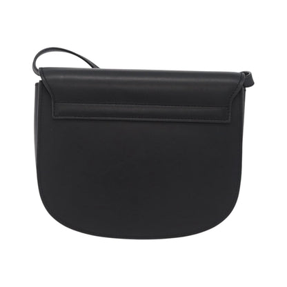Saint Laurent Kaia Leather with Brogue Detail, Black, Leather, Shoulder Bag