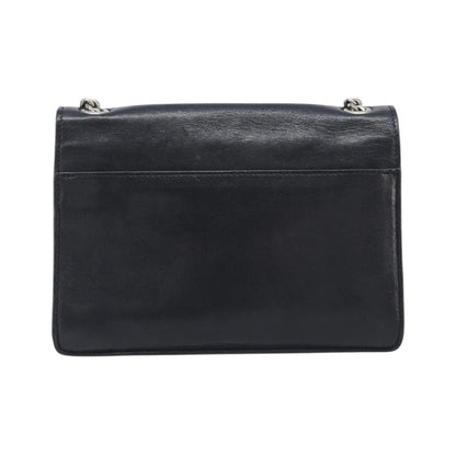 Saint Laurent Kate Box Leather, Black, Leather, Handbag