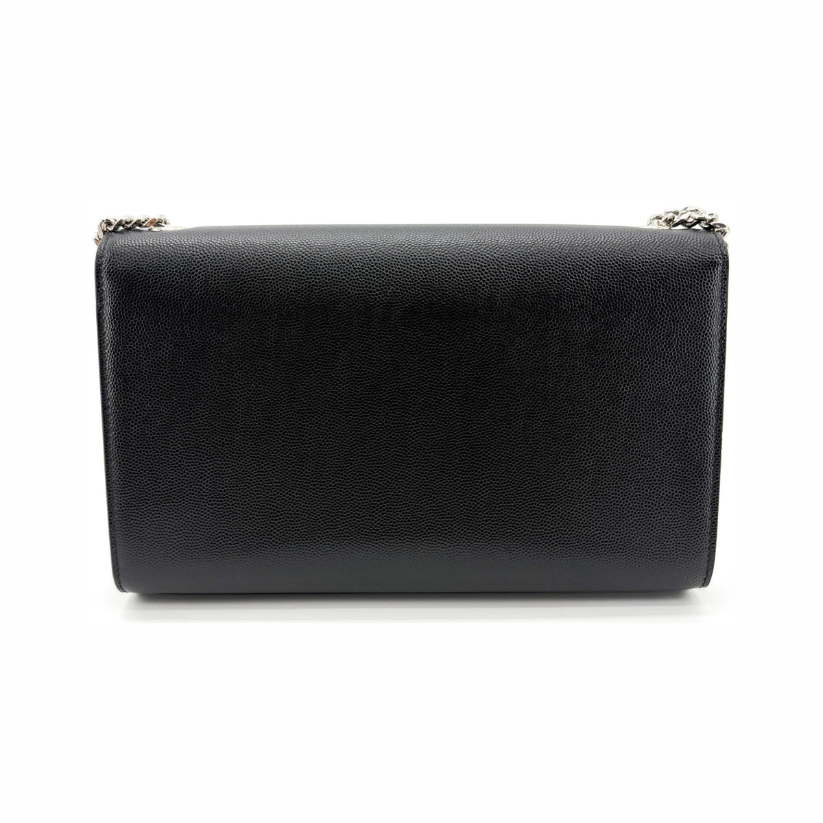 Saint Laurent Kate Crystal Embellished Patent, Black, Leather, Crossbody Bag