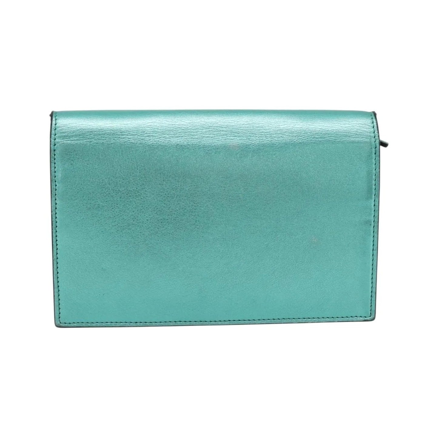 Saint Laurent Kate leather, Green, Leather, Shoulder Bag