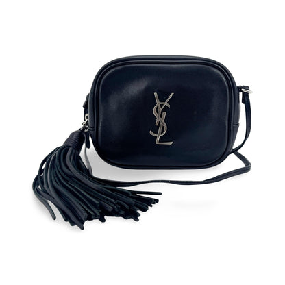 Saint Laurent Lou Belt Leather, Black, Leather, Handbag