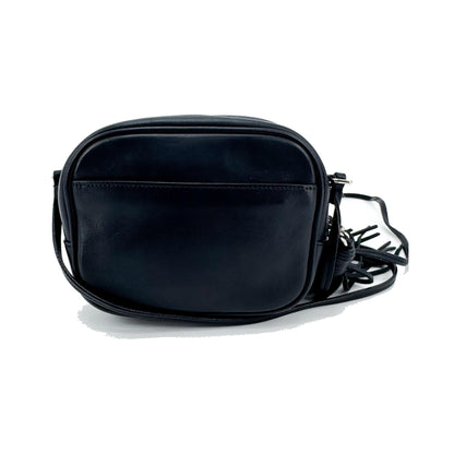 Saint Laurent Lou Belt Leather, Black, Leather, Handbag
