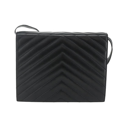 Saint Laurent Loulou NM Matelasse Chevron Leather, Black, Leather, Shoulder Bag