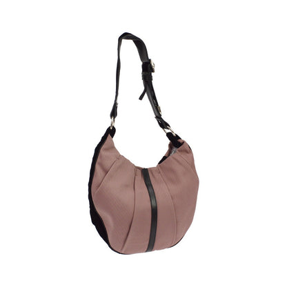 Saint Laurent Mombasa Hobo Satin, Pink, Canvas, Shoulder Bag